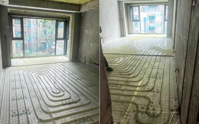 【山河玖璋1-202】德国威能地暖安装施工案例