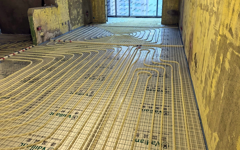 【洛森堡新殿蝶郡21-2802】德国威能地暖安装施工案例